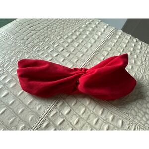 Red Bow Headband‎ Twisted Fabric Hair Accessory Elegant Cute Trendy